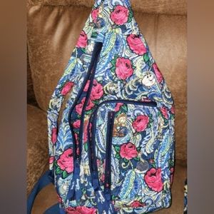 Vera Bradley Bonjour Belle Beauty and the Beast Sling Backpack